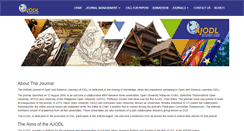 Desktop Screenshot of ajodl.oum.edu.my